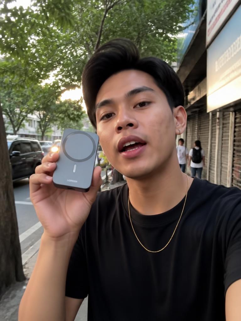 Filipino UGC-style gadgets ad creative example